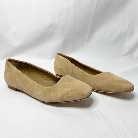 NEW without box Vince Cesta Square Toes Ballet Flat in Dune Size 7 - Picture 2 of 7
